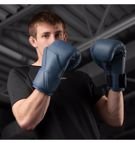 Hayabusa E1 Leather Boxing Gloves-navy